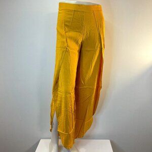 DREW Women's Lightweight Wrap Mustard Yellow Pants - Size Large - NWT $178